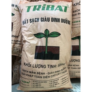 ĐẤT SẠCH GIÀU DINH DƯỠNG TRIBAT 50DM3, giá thể trồng cây siêu tiết kiệm