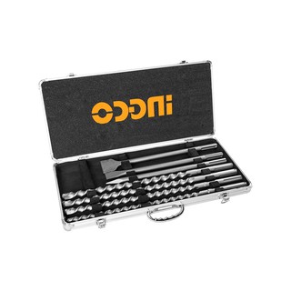 BỘ MŨI KHOAN BÊ TÔNG SDS MAX VÀ MŨI ĐỤC INGCO AKD5075