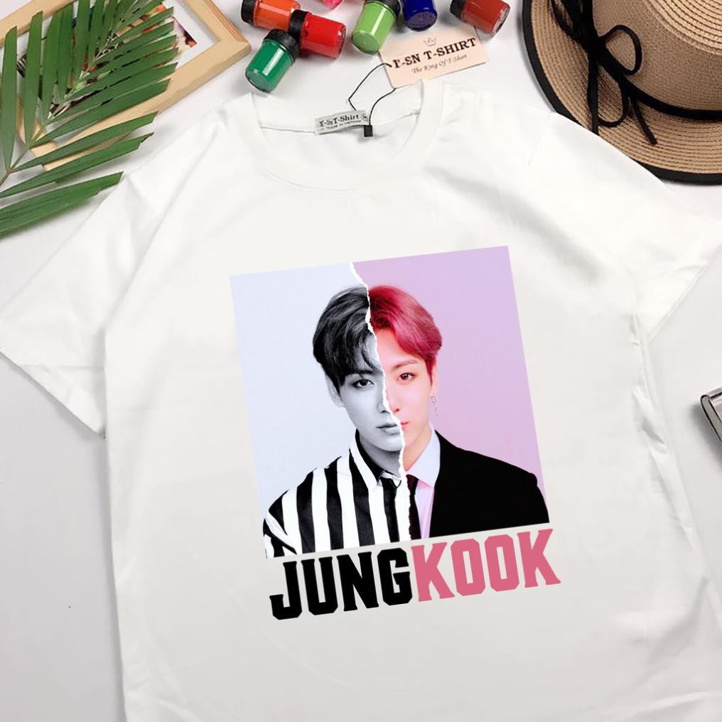 SALE- ÁO THUN NAM NỮ TRẺ EM JEON JUNGKOOK BTS - Big Size - CT06-210918 -áo HOT