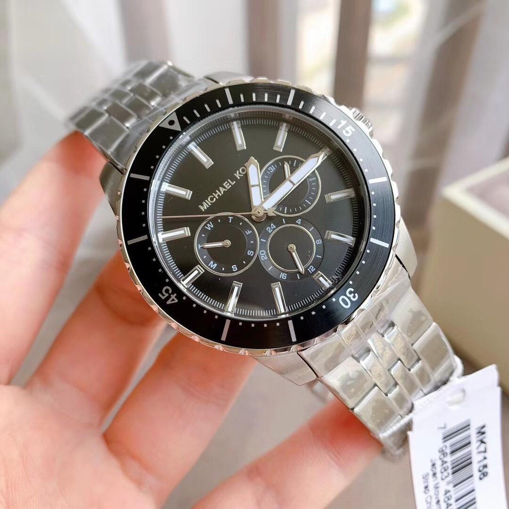 Đồng hồ nam Michael Kors MK7156 44mm dây kim loại sang trọng