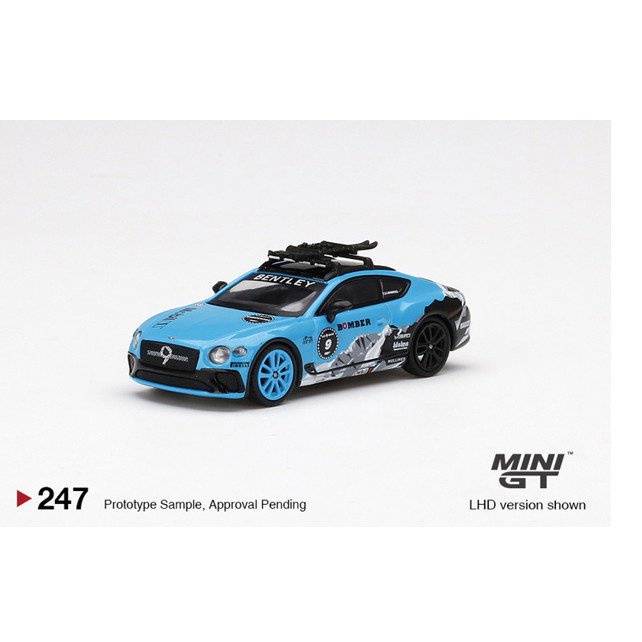 Mô Hình Xe Hơi Bentley Continentalgt Pikes Peak9No Mini Gt 1: 64 Mô Hình Hành Lý Zytg Snow Edition2021Style Phiên Bản Tuyết 2021Style Với Parcel Hoặc Giá Đỡ Hành