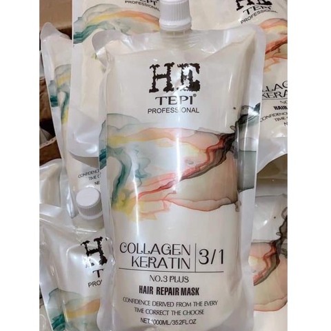 Kem Hấp ủ phục hồi tóc chống gãy rụng siêu mềm mượt HE TEPI 1000ml | BigBuy360 - bigbuy360.vn