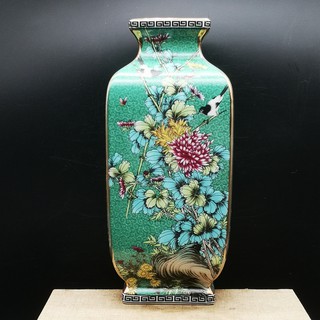 Jingdezhen gốm sứ càn long lò men hoa và chim tứ bình cổ đồ cổ và các đối tượng trang trí phòng khách