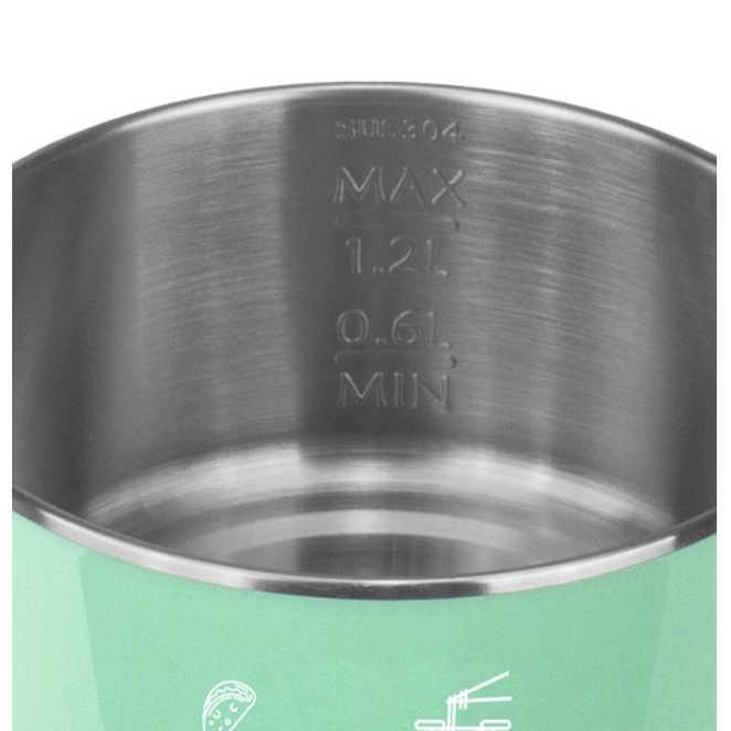 [Hàng chính hãng] Nồi Lẩu Mini Đa Năng 2 Ngăn True Living Chính Hãng Hàn Quốc Chống Dính 1,2L Tặng Kèm Xửng Hấp