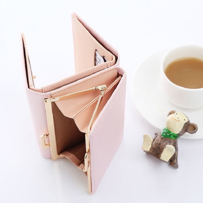 Ví Nữ Chất Đẹp Cầm Tay Nhỏ Gọn Xinh Xắn. Ví Da PU Cao Cấp Thời Trang Hàng Hiệu Hàn Quốc Sang Trọng CHÍNH HÃNG