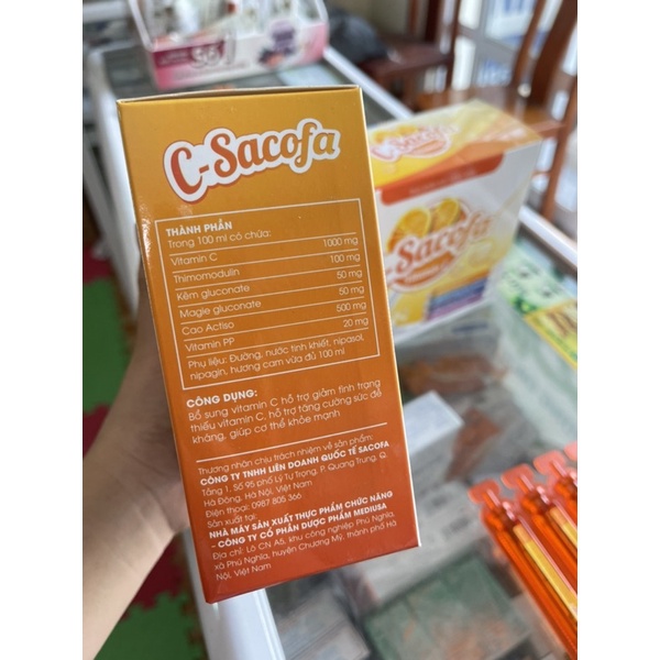 Vitamin C- C_Sacofa tăng cường sức đè kháng