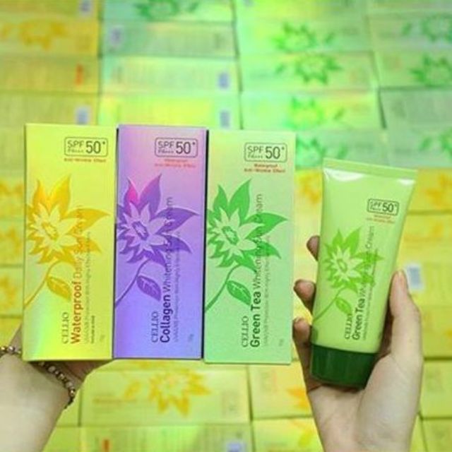 KEM CHỐNG NẮNG DƯỠNG DA CELLIO SPF 50PA+