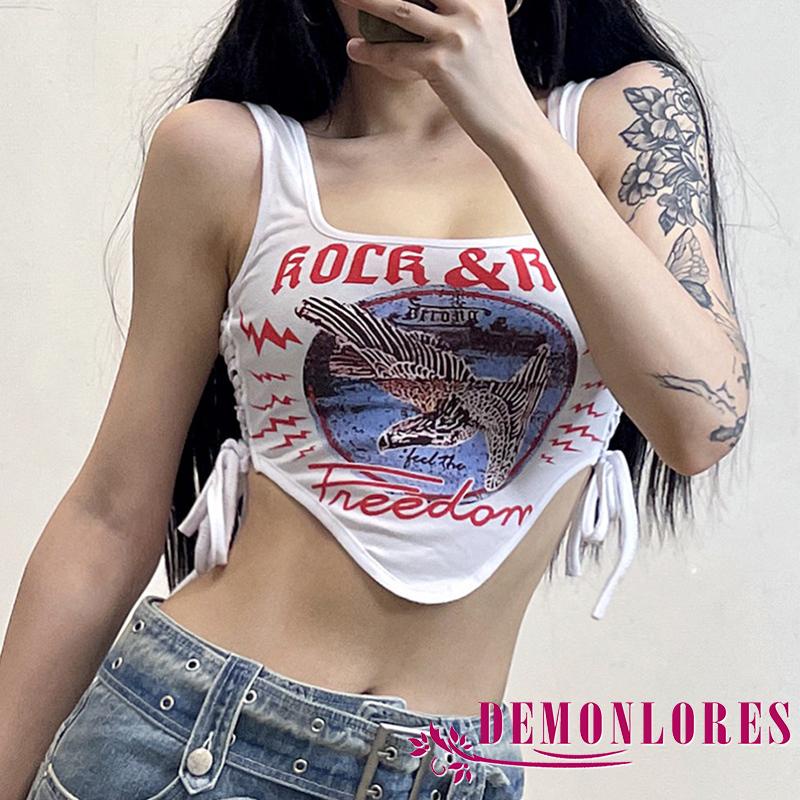 Áo Croptop Sát Nách In Họa Tiết Động Vật Thời Trang Mùa Hè Cho Nữ