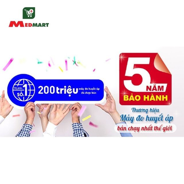 Máy Đo Huyết Áp Bắp Tay Điện Tử OMRON Hem 8712, Bảo Hành 05 Năm Chính Hãng - Medmart