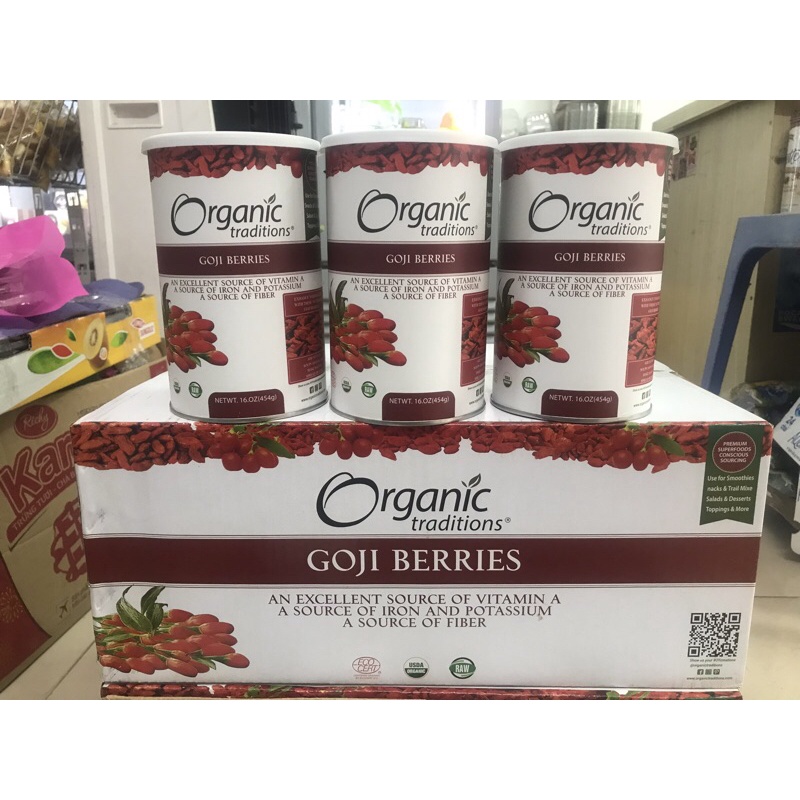 Kỷ tử sấy khô organic 454g