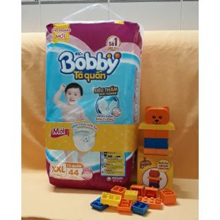 Tặng 3 bộ lắp ráp(CHIM,CÁ,GẤU) - Tã quần Bobby M62+8 - L54- L54+8 - XL48+8, XXL44+8