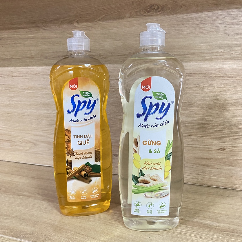 Nước rửa chén bát SPY hương Quế 380ml thiên nhiên