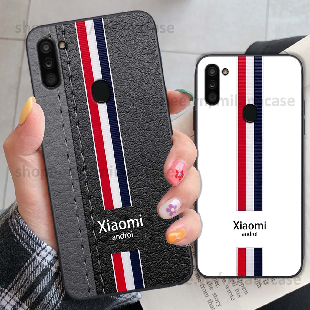 Ốp Samsung A11 / M11 in giả da phong cách thể thao, cá tính, thời trang