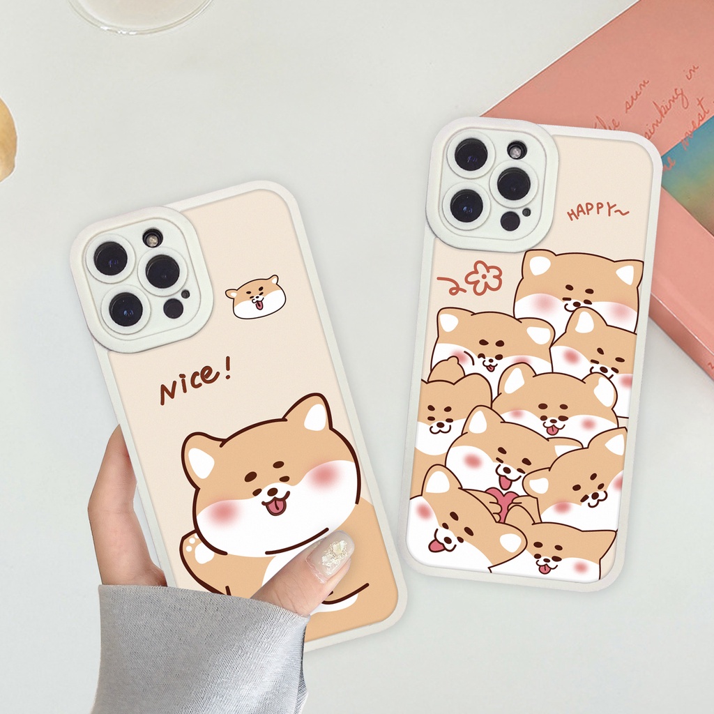 Ốp lưng iphone cạnh vuông lỗ camera shiba nice 6s/6splus/7/7plus/8/8plus/x/xr/xs/11/12/13/pro/max/plus/promax-Awifi U1-8