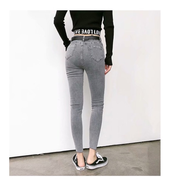 QUẦN JEAN 9 TẤC BIG SIZE LƯNG CAO CO DÃN MẠNH 2629