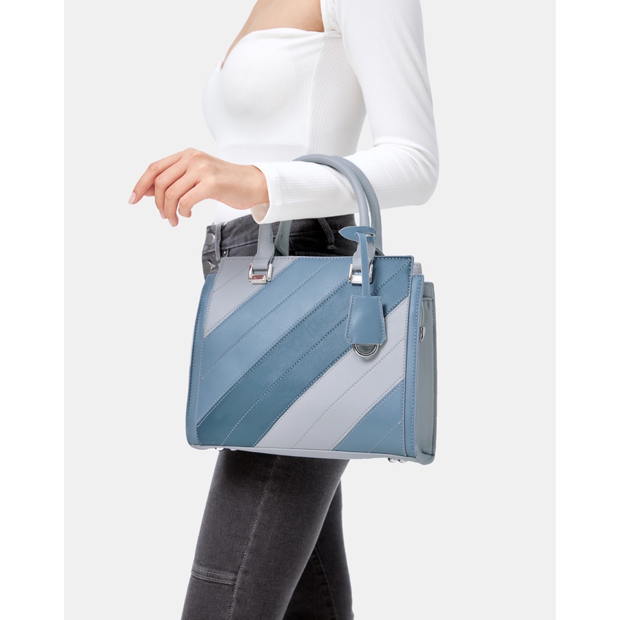 Túi Xách Trung Nữ JUNO Cở Trung May Chỉ Chuyển Màu TXT248