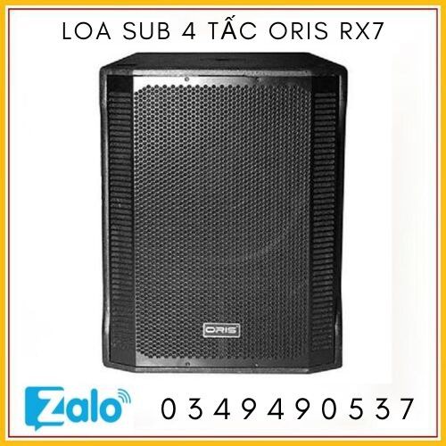 LOA SUB ACTIVE ORIS RX7 - 18A - 5 TẤC - CÔNG SUẤT 1500W - BASS TREBLE UY LỰC