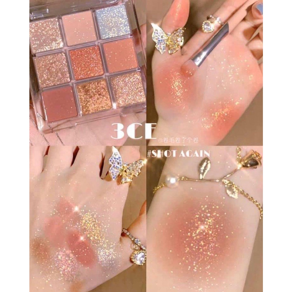 Bảng Phấn Mắt 9 Ô 3CE Multi Eye Color Palette Shot Again