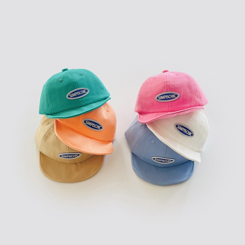 Mũ Lưỡi Trai Vành Mềm Chống Nắng In Chữ Xinh Xắn Cho Bé