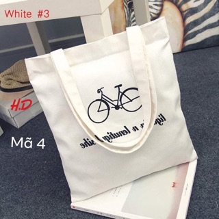 Túi vải tote que kem ( HĐ)
