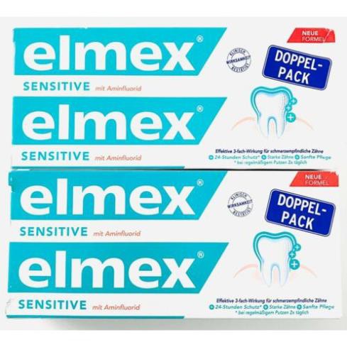 [Nhập Khẩu 100%] Kem đánh răng Elmex Sensitive  (set đôi)