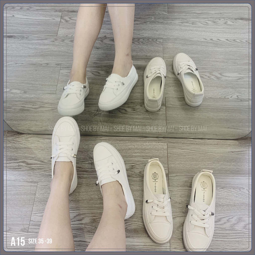 Giày thể thao nữ cá tính, giày sneaker nữ A15 SHOEBYMAI