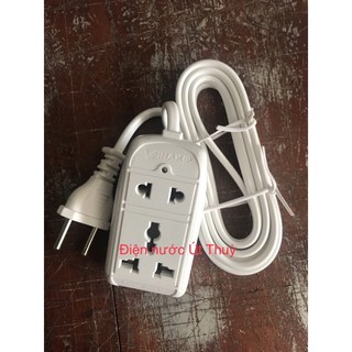 Ổ cắm du lịch đa năng 2 lổ 2m , 3m Vinakip 2500W