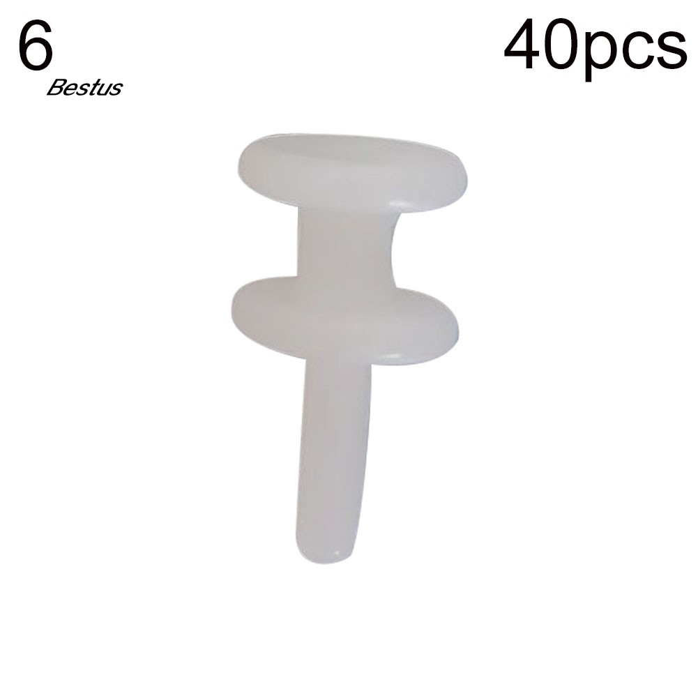 Set 40 móc nhựa treo rèm cửa sổ đa dạng kiểu dáng tiện dụng cho gia đình
