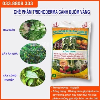 1kg nấm đối kháng Trichoderma ủ phân hữu cơ .
