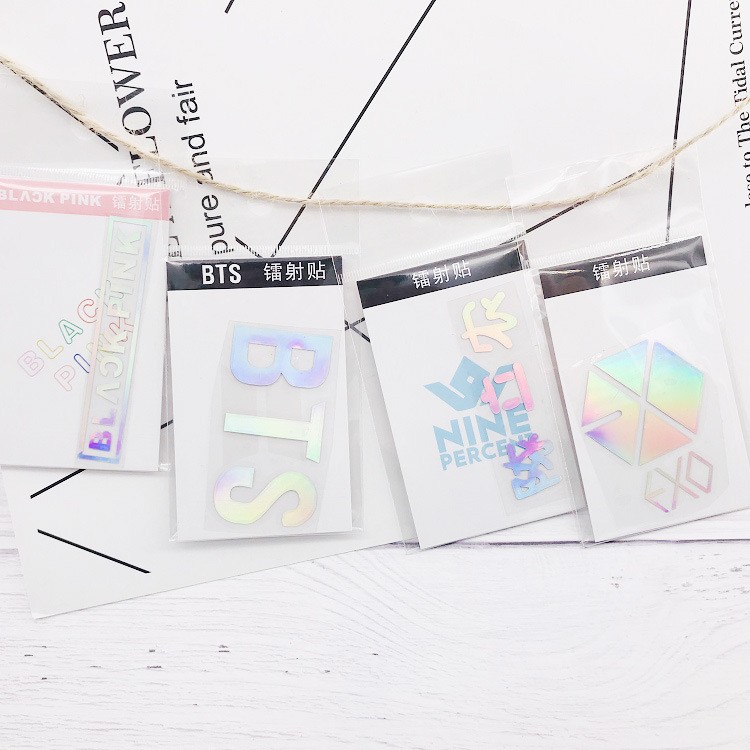 Sticker Hologram EXO (miếng dán phản quang)