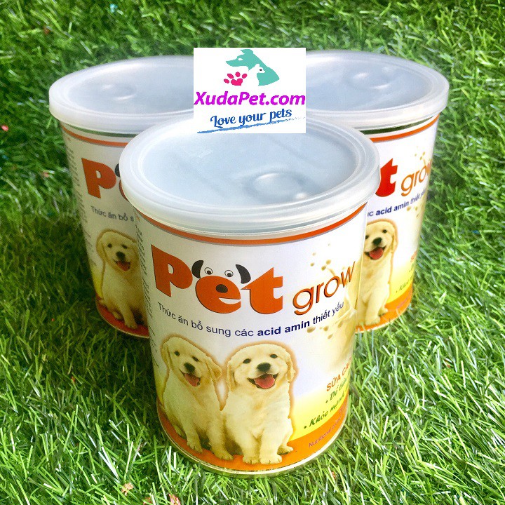 Sữa cung cấp dưỡng chất đầy đủ cho chó con xa hoặc mất mẹ sớm Pet Grow – Xudapet SC9046