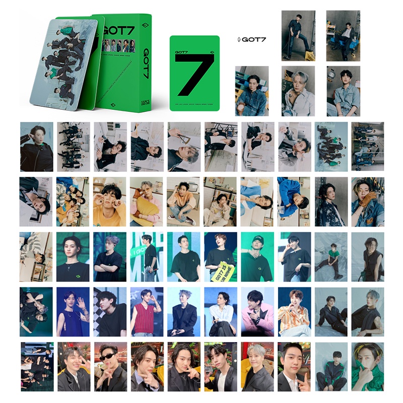 Hộp 55 Thẻ Hình Nhóm Nhạc GOT7 GOT7 LOMO Album LOMO