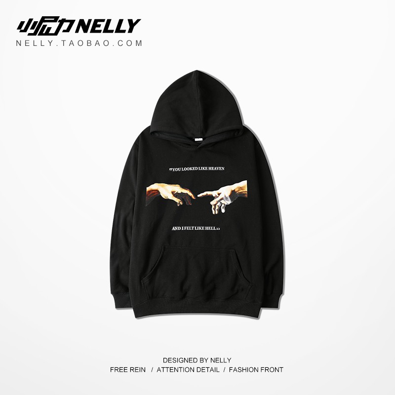 [NY3202] Áo hoodie lót lông in hình "Bàn Tay" áo nỉ (NELLY)