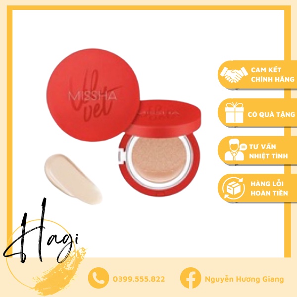 Phấn nước Missha Velvet Finish Cushion Spf50/PA++ - Guu