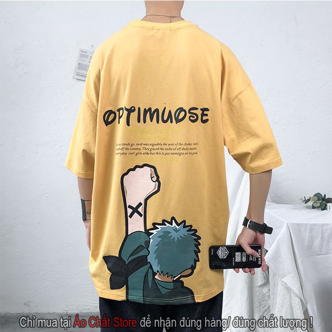 Áo thun tay lỡ unisex Zoro cực đẹp - Áo Zoro One Piece form rộng siêu độc AC9