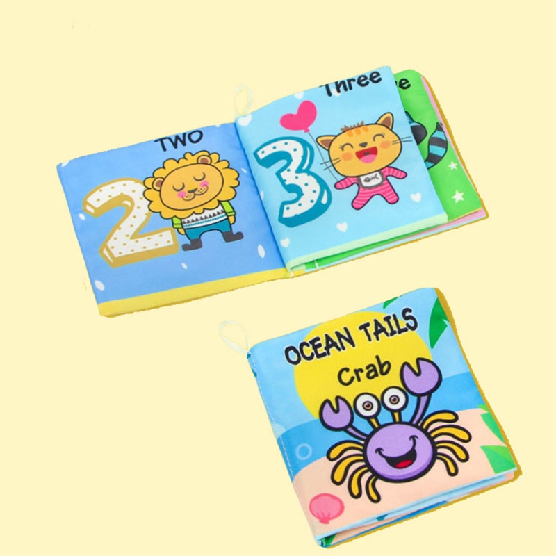 Sách Vải Mềm Nhiều Chủ Đề Phát Ra Âm Thanh Vui Nhộn Cho Bé