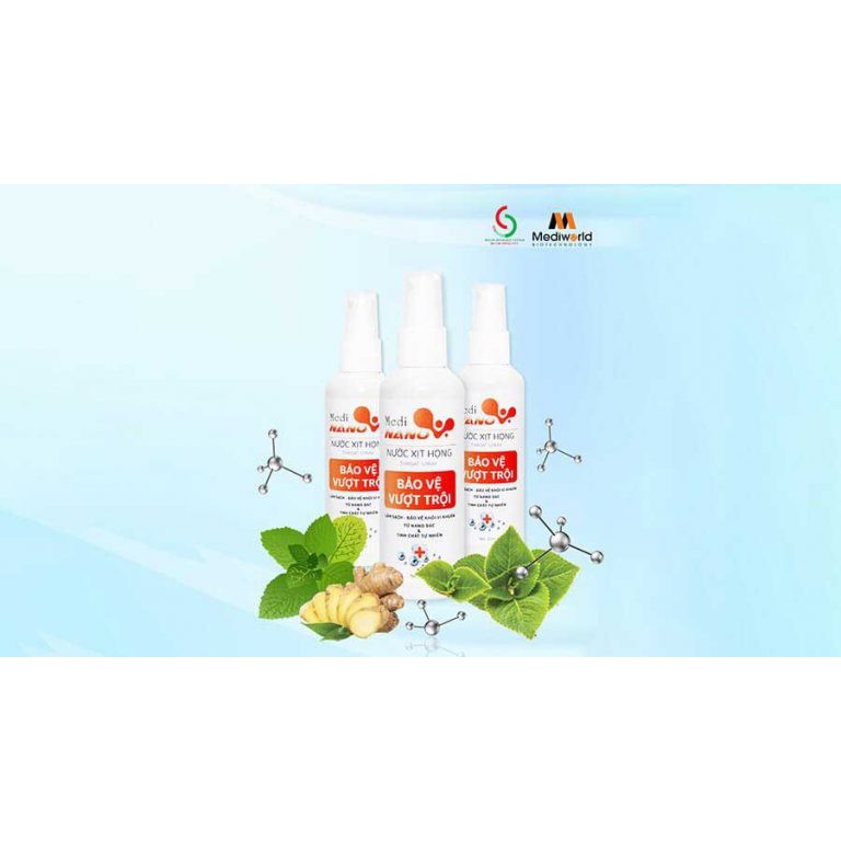 Kháng khuẩn vượt trội từ công nghệ nano bạc Nước xịt họng MediNano | BigBuy360 - bigbuy360.vn