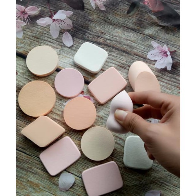 Bộ 13 Bông Mút Trang Điểm Keli Sponge Makeup