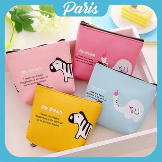 Ví mini paris8287 hình con vật siêu đáng yêu