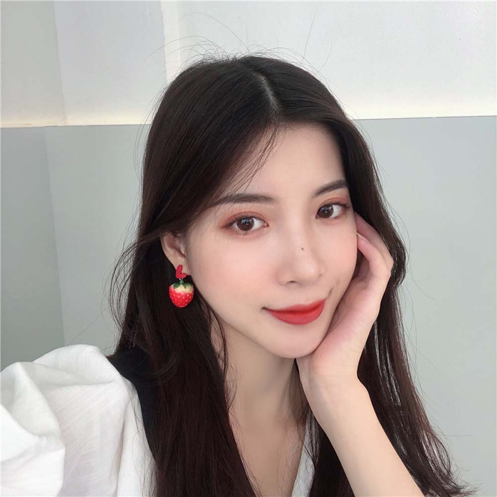 Bông Tai Hình Trái Tim Xinh Xắn Thời Trang Cho Nữ