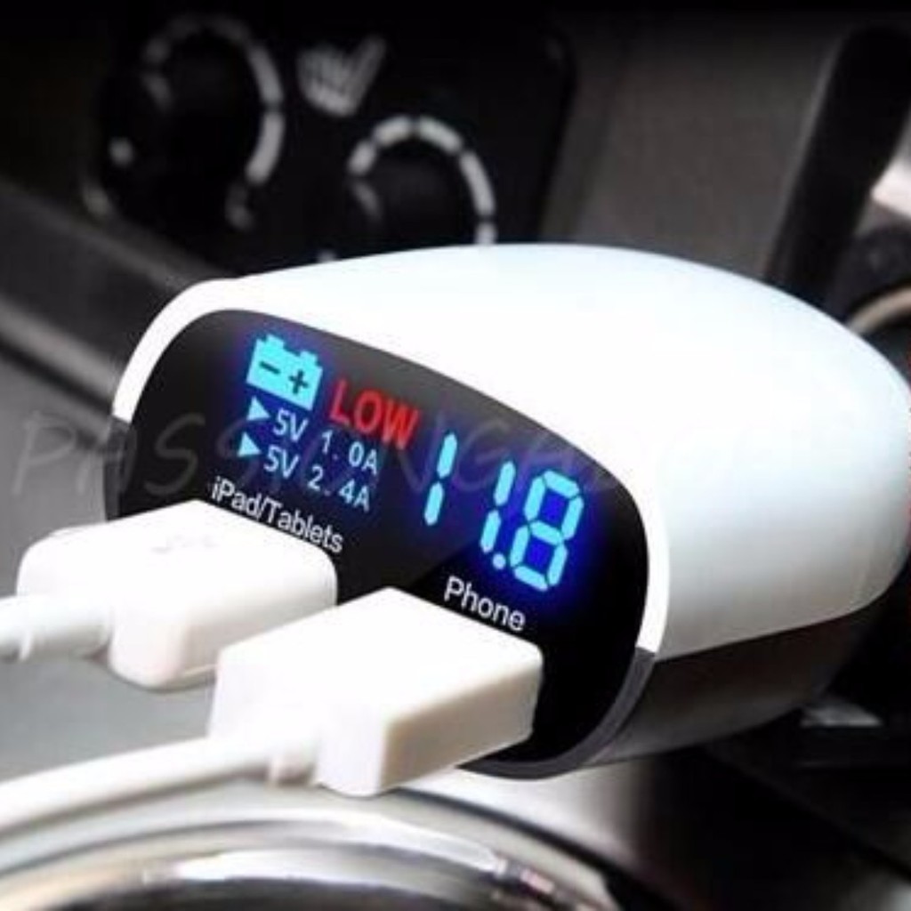 Tẩu sạc xe hơi ô tô Anker Led Dual USB Car Charger - Phụ Kiện Chi Hà