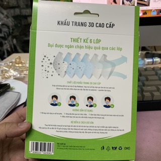 Khẩu trang 3D chống bụi THANH LÝ