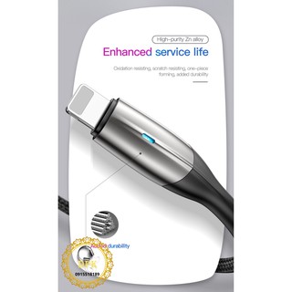Cáp sạc và truyền dữ liệu tốc độ cao Baseus Horizontal Data Lightning cho iPhone/ iPad ( 2.4A, Indicator Lamp, Fast Char