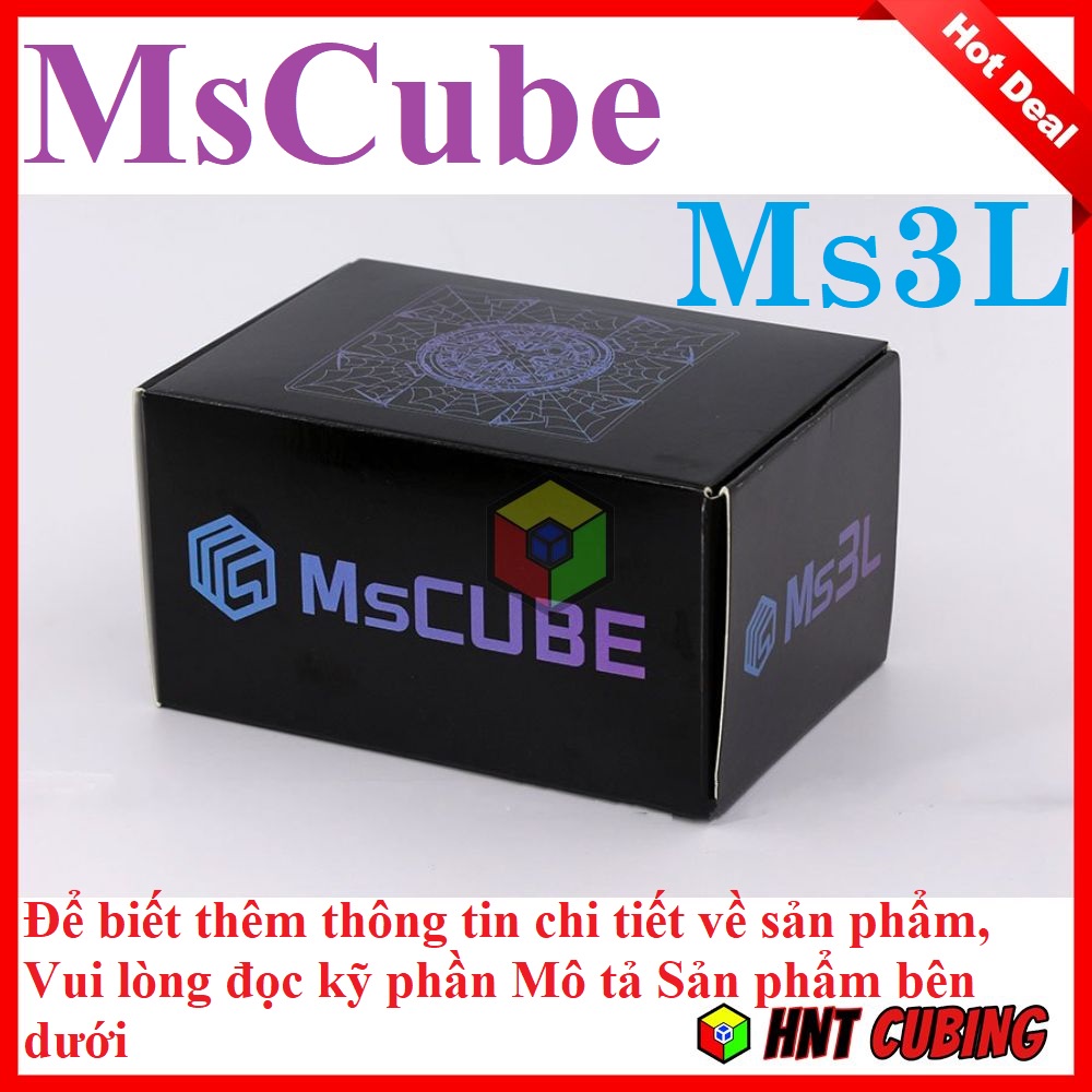 Rubik 3x3 Cao Cấp MSCube ms3l (Có sẵn Nam châm)