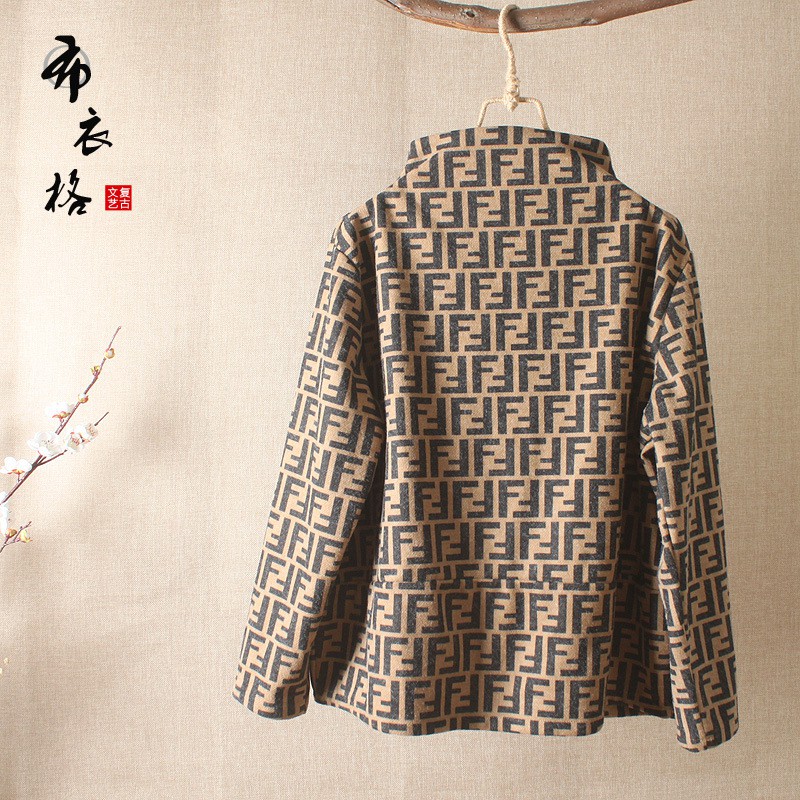 Áo mùa đông tuổi trung niên nữ cao cổ dài tay - Áo nỉ ấm mùa đông nữ u40 u50 u60