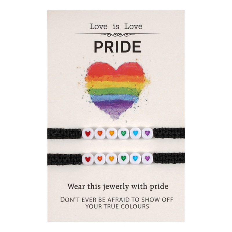 Set 2 Vòng Tay Bện Dây Xỏ Hạt Nhiều Màu Phong Cách Bohemian