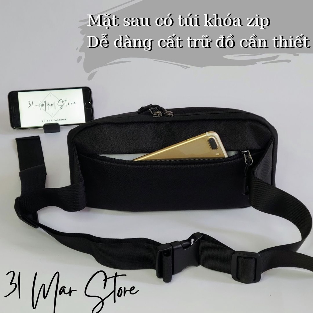 Túi đeo chéo Nam Weixier vải Jacquard cao cấp nhiều ngăn tiện dụng | BigBuy360 - bigbuy360.vn