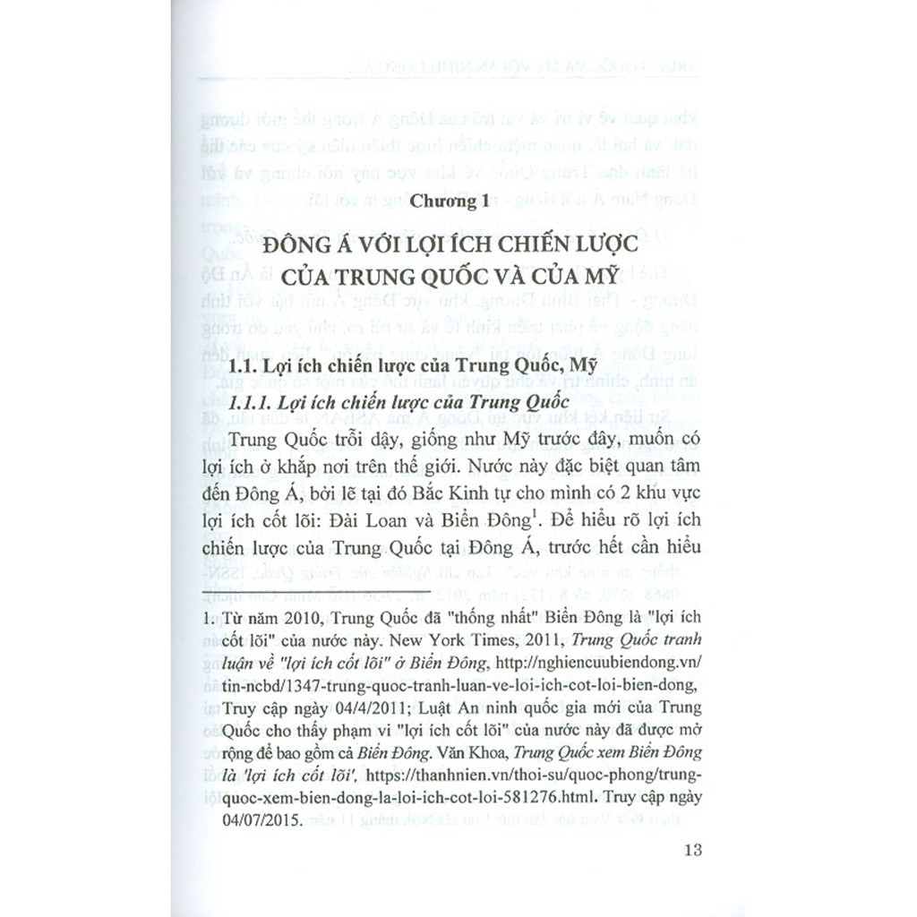 Sách - Trung Quốc Và Mỹ Với An Ninh Đông Á Từ Sau Đại Hội XIX Đảng Cộng Sản Trung Quốc - Tác Động Và Dự Báo