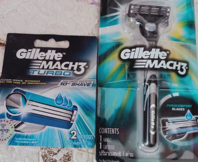 Bộ dao cạo râu Gillette 3 lưỡi +vỉ 2 lưỡi