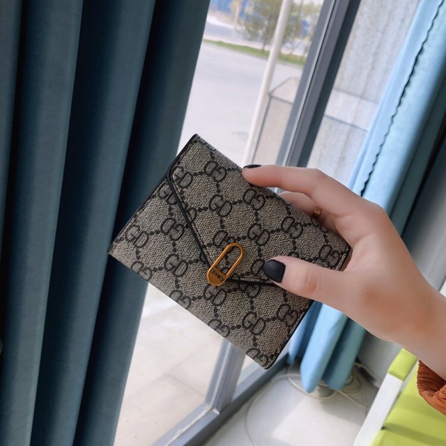 Bóp Ví Nữ Mini Ngắn Cầm Tay Khóa Lovely Phong Cách Hàn Quốc Sang Trọng CS02